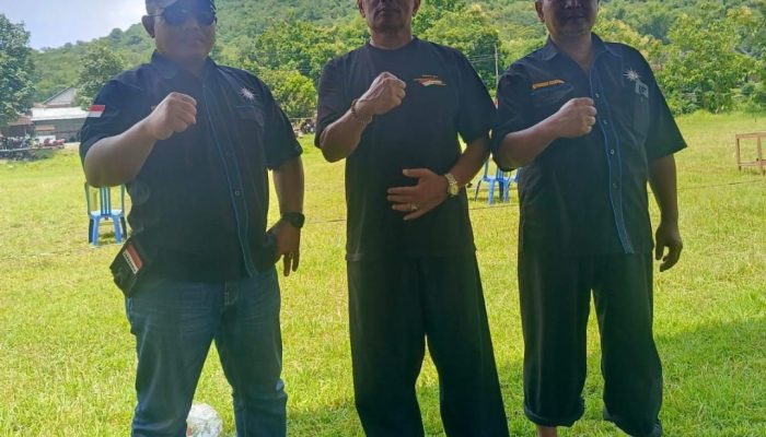 Ratusan Siswa Ikuti Prosesi Ujian Kenaikan Tingkat Sabuk Jambon ke Sabuk Hijau PSHT Wonogiri