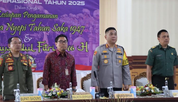 Polresta Denpasar Gelar Rakor Pengamanan Nyepi dan Idul Fitri 2025, 656 Ogoh-ogoh Siap Dikawal