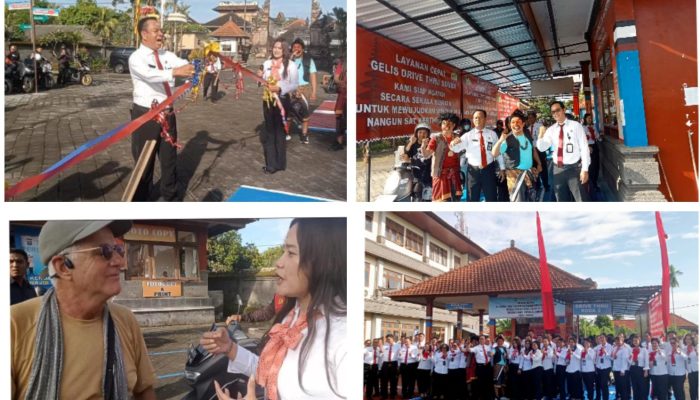 Luar Biasa Samsat Badung Launching 3 Line Layanan Samsat Drive Thru 2 Menit Selesai