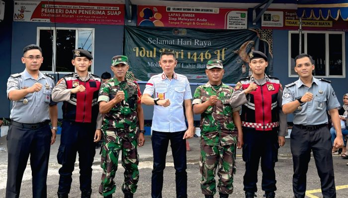 Keceriaan Warga Binaan Lapas Jember Menikmati Kunjungan Idul Fitri 1446 H/2025 M