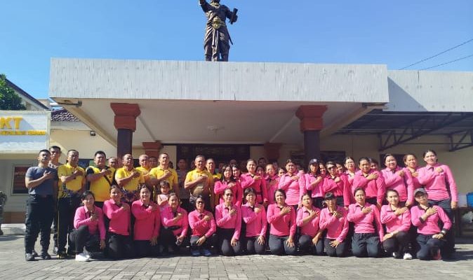 Semangat Baru Usai Hari Raya, Polsek Dentim Gelar Halalbihalal dan Olahraga Bersama
