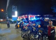 Polres Kediri Kota Gelar Patroli Skala Besar Cegah Gangguan Kamtibmas Arus Balik