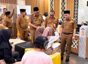 Halalbihalal Pemkab Mojokerto, Gus Barra Gaungkan UHC 100% Hingga Sidak Mal Pelayanan Publik
