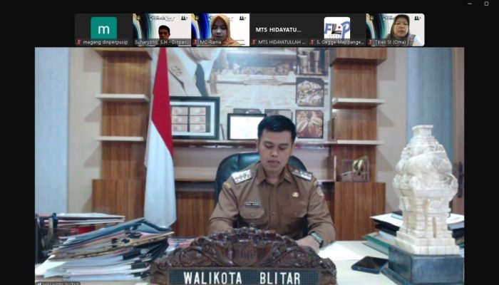 Pemkot Blitar Gelar Webinar KEMAS Seri ke 7, Dorong Semangat Menulis Novel di Kalangan Masyarakat