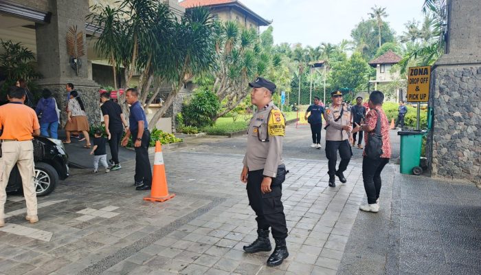 Pengamanan Ibadah Jumat Agung dalam Rangka Paskah Umat Nasrani di Wilkum Polsek Denut Berlangsung Aman dan Lancar