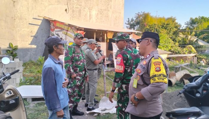 Team Gabungan Gelar Penertiban Penduduk Non-Permanen di Lingkungan Langui Ungasan