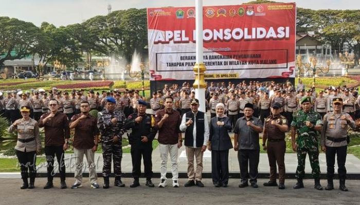 Apel Konsolidasi Kota Malang Tutup Rangkaian Tahapan Pengamanan Pilkada Serentak 2024