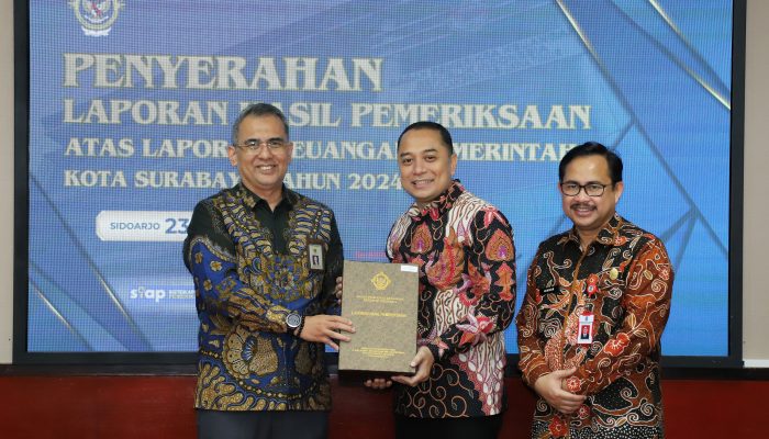 Pemkot Surabaya Raih Opini WTP ke-13 Berturut-turut dari BPK