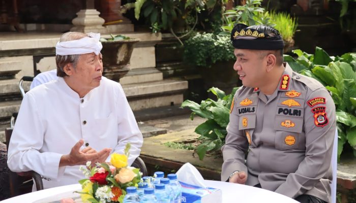 Perkuat Sinergi Polri dan Tokoh Adat, Kapolresta Denpasar Sambang Kamtibmas ke Puri Ageng Pemayun Kesiman