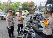 Kapolsek Kerambitan Pimpin langsung Pemeriksaan Kendaraan Dinas Polsek Kerambitan