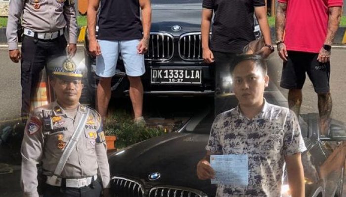 Polres Badung Tindak Cepat, Tutup Kasus Video Viral WNA di Atas Mobil