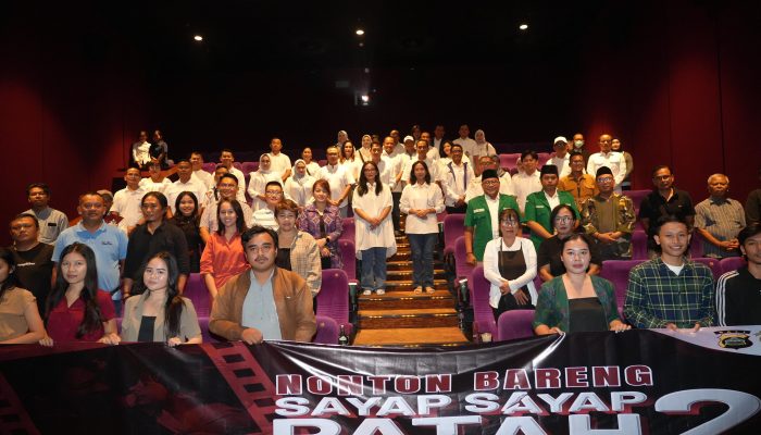 Memperkuat Soliditas dan Loyalitas, Polda Bali Nobar Film “Sayap-Sayap Patah 2”