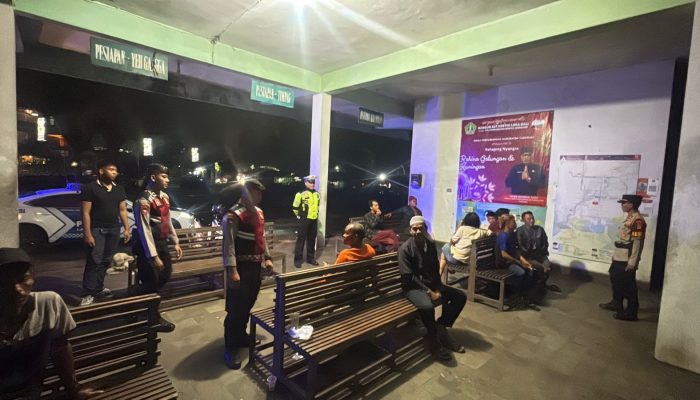 Polres Tabanan Gelar Blue Light Patrol, Sasar Tempat Keramaian untuk Ciptakan Situasi Kondusif