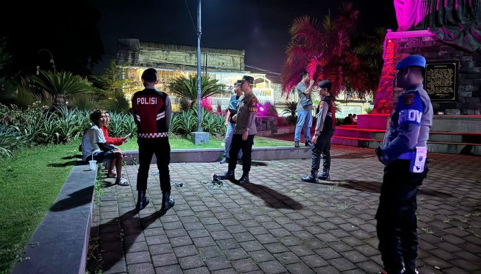 Polres Tabanan Intensifkan Patroli Malam, Cegah Gangguan Kamtibmas di Titik Keramaian