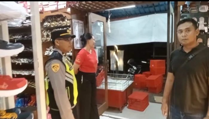 Patok Antik Malam Hari Menyasar Security Bank BRI Cabang Tabanan
