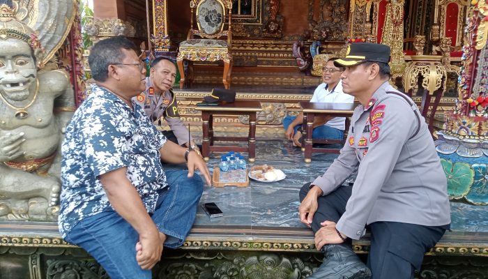 Kapolsek Tabanan Laksanakan Sidewa untuk Jaga Hubungan Harmonis dengan Warga