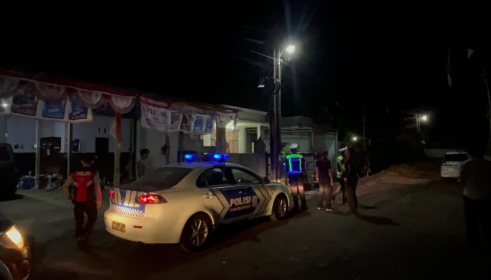 Polres Tabanan Giatkan Patroli Malam, Cegah Kejahatan 3C di Permukiman Warga