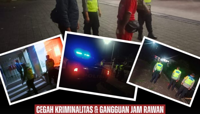 Cegah Kejahatan 3C, Polsek Selemadeg Intensifkan Patroli Malam Hingga Subuh