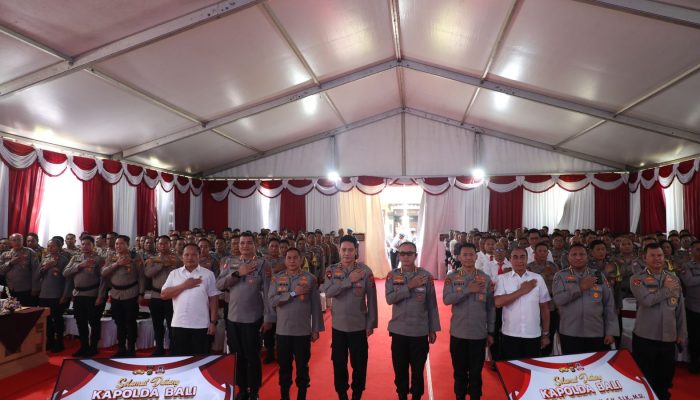 Kapolda Bali Beri Arahan Saat Kunjungan Kerja ke Polres Gianyar
