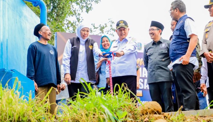 Gubernur Khofifah Resmikan SPAM Singosari Malang