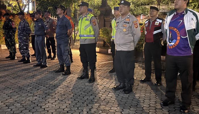 Patroli Gabungan Polsek Benoa Sisir Tempat-Tempat Rawan Gangguan Kamtibmas