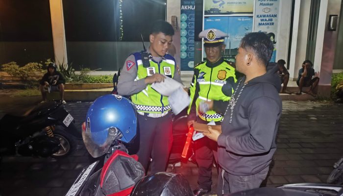 Polsek Densel Tindak 14 Pelanggar dalam KRYD Hunting Sabtu Malam