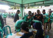 Biddokkes Polda Bali Laksanakan Bakti Kesehatan untuk Pengemudi Ojek Online