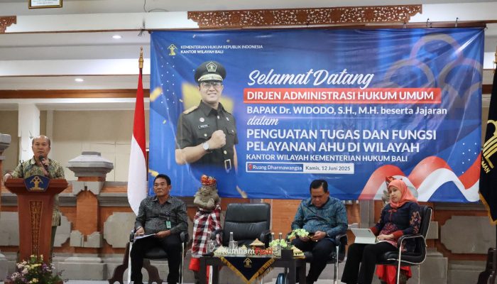 Langkah Strategis Ditjen AHU, Memulai Sinergi Nusantara dari Bali