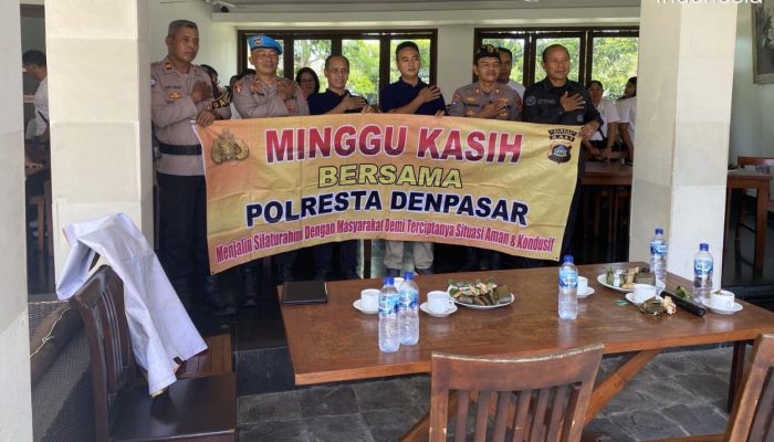 Minggu Kasih Polresta Denpasar, Edukasi Hukum dan Keamanan kepada Karyawan Diana Grup di Legian