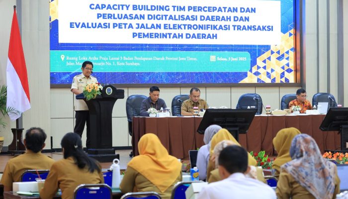Bapenda Gelar Capacity Building TP2DD dan Evaluasi Peta Jalan Elektronifikasi Transaksi Pemerintah Daerah