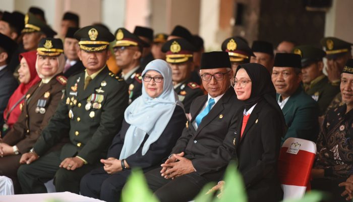 Hadiri Upacara dan Tasyakuran Hari Bhayangkara ke 79, Mbak Wali Harapkan Sinergitas dan Soliditas Terus Terjalin