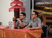 Satukan Visi dan Misi, Kalapas Ajak Jajaran Pengamanan Lapas Tabanan Konsolidasi