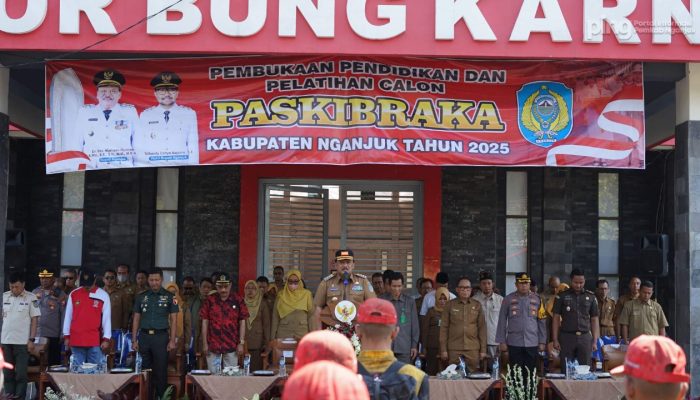 Paskibra Nganjuk 2025 Resmi Dilantik