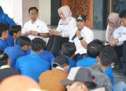Temui Pendemo PMII, Bupati Bangkalan Janji Bereskan Masalah PAD, Pajak, THL dan Sampah