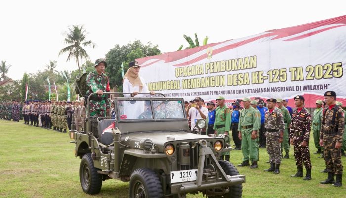 Dukung TMMD Banyuwangi ke-125, Bupati Ipuk: Sinergi Percepat Pembangunan Pedesaan Bareng TNI