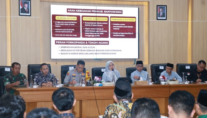 Forkopimda Banyuwangi Terbitkan Kesepakatan Atur Karnaval Hingga Sound Horeg