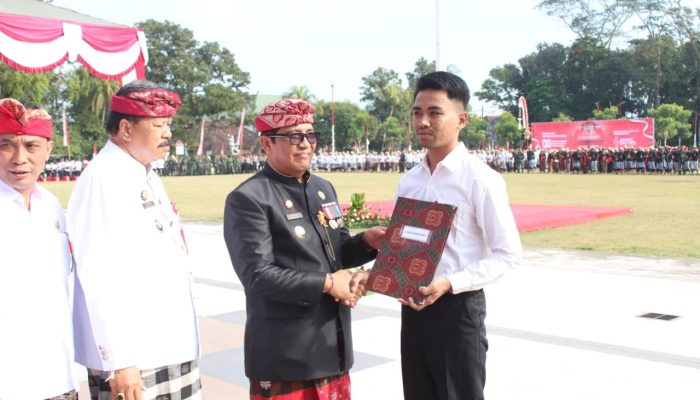 Usai Terima Remisi HUT ke 80 RI, 7 Warga Binaan Lapas Tabanan Pulang ke Rumah