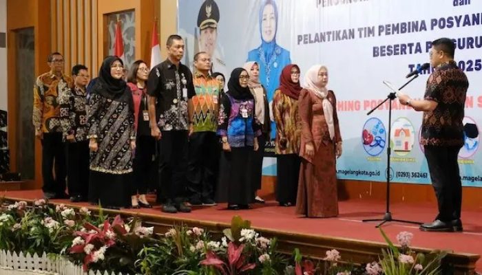 Wali Kota Magelang Kukuhkan Tim Pembina dan Pengurus Posyandu Sekaligus Luncurkan Posyandu 6 SPM