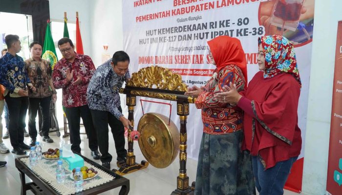Donor Darah Serentak Dukung Lamongan Sehat