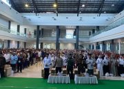 Tasyakuran Jamaah Haji Kabupaten Kediri 1446H Digelar di Simpang Lima Gumul