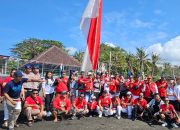 YKKB Unit Denpasar Barat Rayakan HUT ke 80 RI dengan Aksi Sosial dan Pelepasan Tukik
