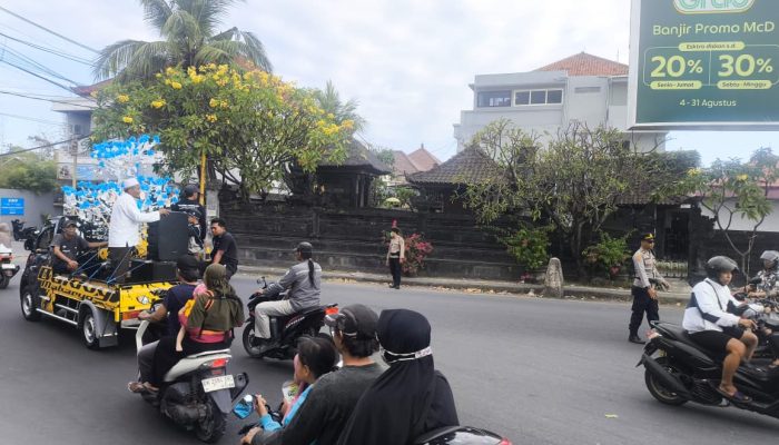 Pawai Telur Maulid di Sidakarya Berlangsung Aman dan Lancar