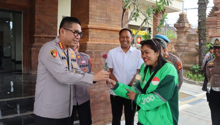 Aksi Solidaritas Ojol di Polresta Denpasar, Komitmen Jaga Kamtibmas