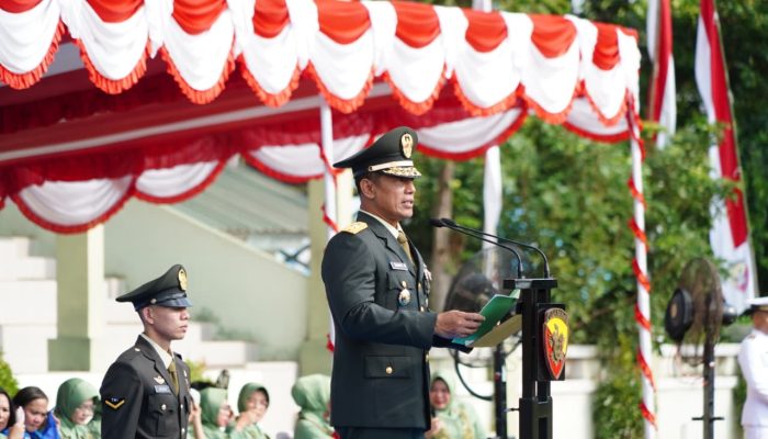 Kodam IX/Udayana Gelar Upacara HUT ke 80 TNI, Wujudkan TNI Prima, TNI Rakyat, Indonesia Maju