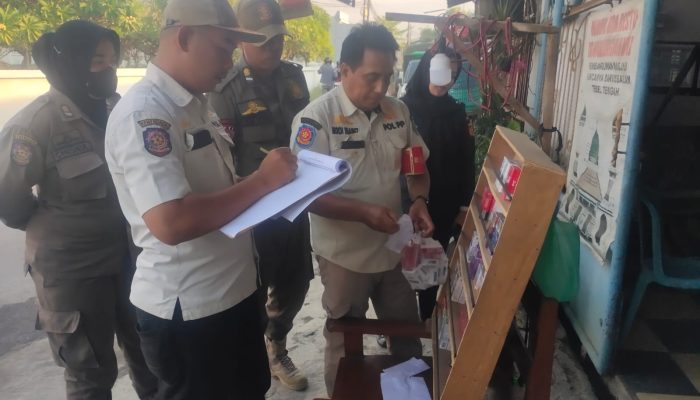 Satpol PP dan Bea Cukai Sidoarjo Gelar Operasi Bersama, Amankan 7.700 Batang Rokok Ilegal