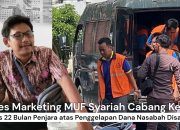 Sales Marketing MUF Syariah Cabang Kediri Divonis 22 Bulan Penjara atas Penggelapan Dana Nasabah Disabilitas
