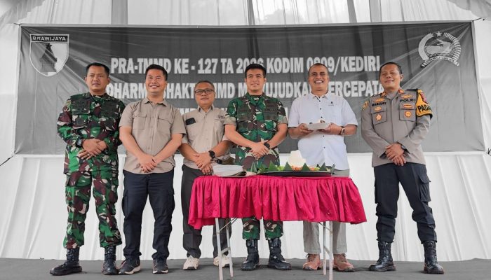 Akselerasi Pembangunan Desa, Kodim 0809/Kediri Buka Pra TMMD ke-127 di Puncu