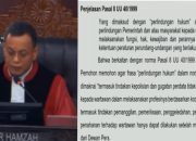 Sengketa Pers, MK : Jurnalis Tak Bisa Langsung Dipidana, Wajib Lewat Dewan Pers