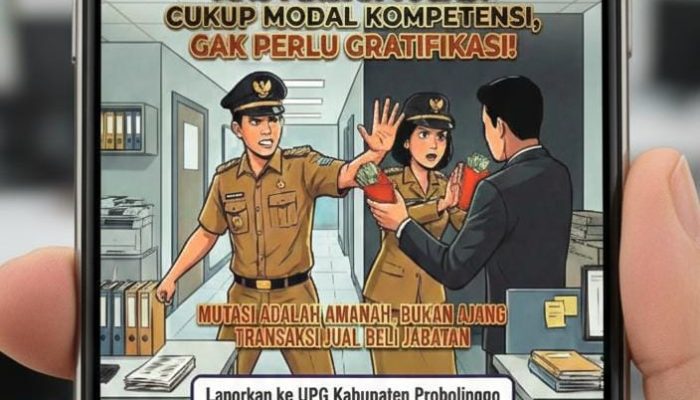 Lawan Isu Jual Beli Jabatan, ASN Pemkab Probolinggo Kompak Serukan Antigratifikasi
