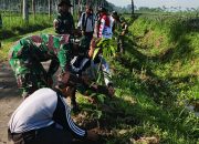 Lestarikan Ekosistem, Satgas TMMD 127 Kodim 0809/Kediri Hijaukan Cagar Alam Simpenan